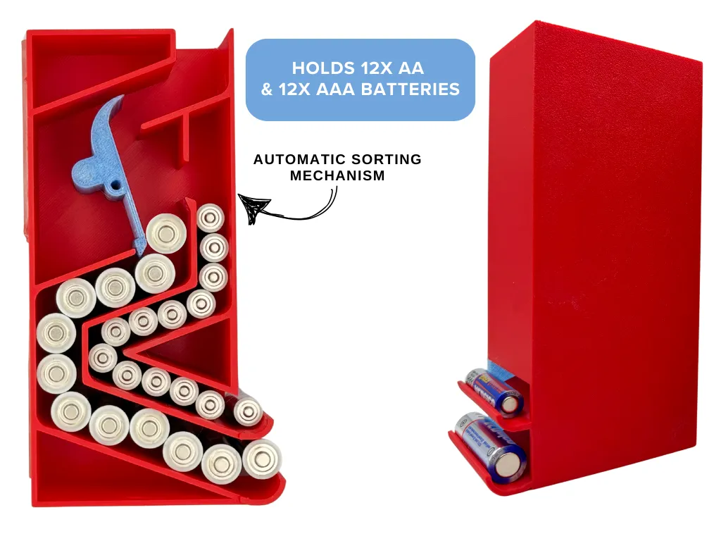 Battery Butler AA & AAA Battery Sorter & Dispenser view 2