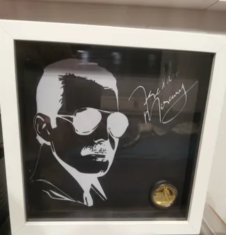 Freddie Mercury Collectors coin Inlay Queen