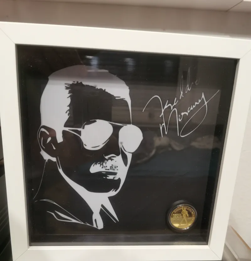 Freddie Mercury Collectors coin Inlay Queen