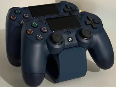 Playstation controller stand with optional logo