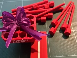 Add on bow maker for fabric tube turner
