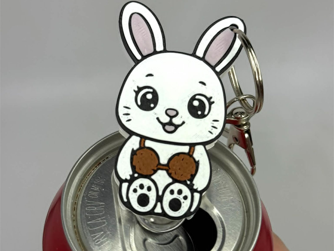 Summer Bunny Pop Can Tab Opener Tab Fairy