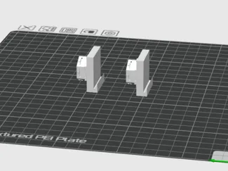 HSW side of printer hanger