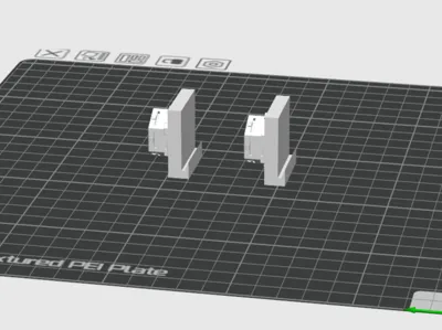 HSW side of printer hanger