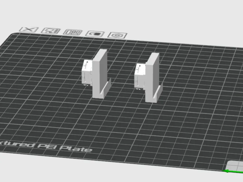 HSW side of printer hanger