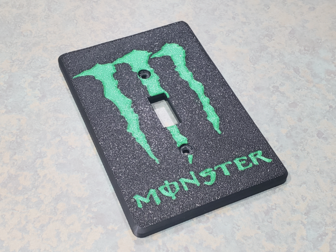 Monster Energy Light Switch Cover