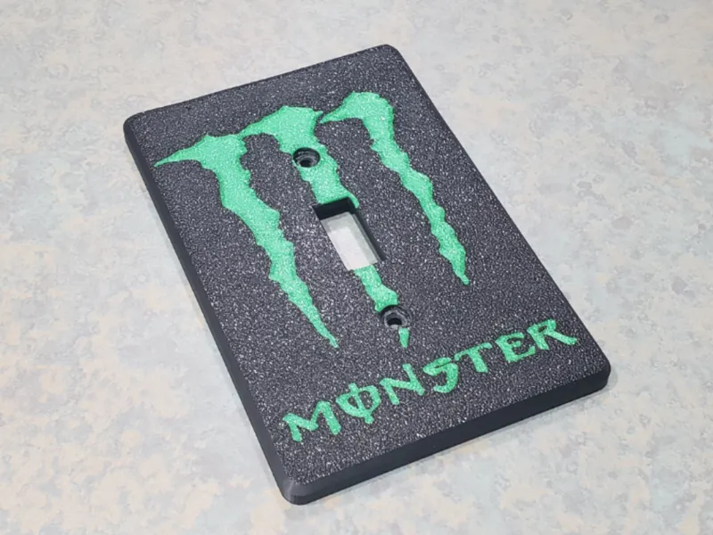 Monster Energy Light Switch Cover