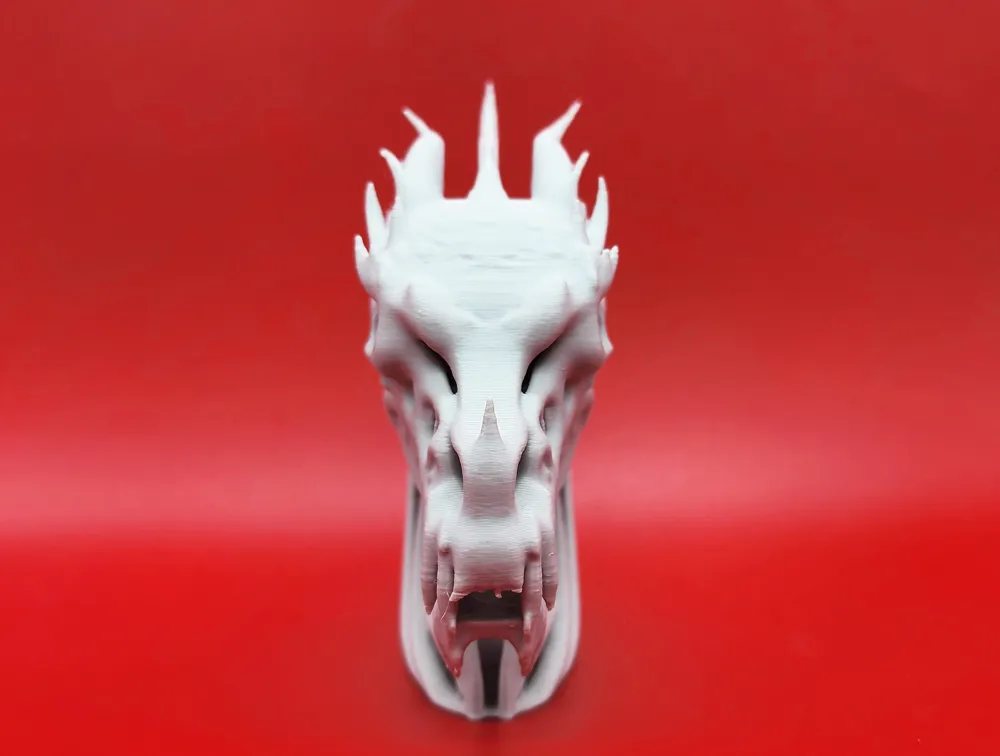 Skeletal Dragon Head Sculpture by Triple G Workshop MakerWorld ...