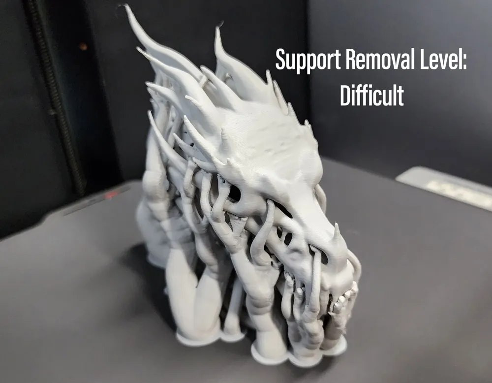Skeletal Dragon Head Sculpture by Triple G Workshop MakerWorld ...