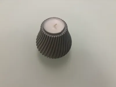 Tealight holder vaselike
