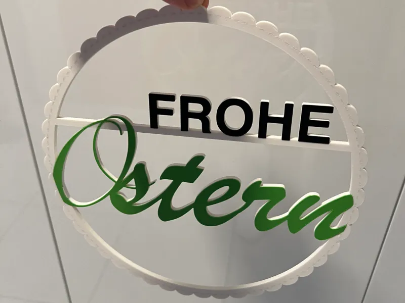 Frohe Ostern tuer Aufhänger happy easter