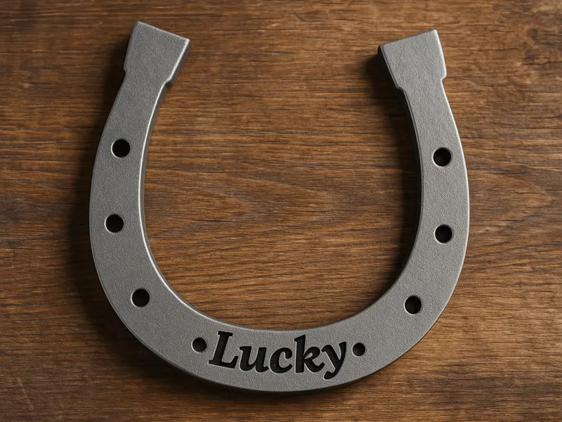 Hufeisen "Lucky" – Glücksbringer & Pferdedeko