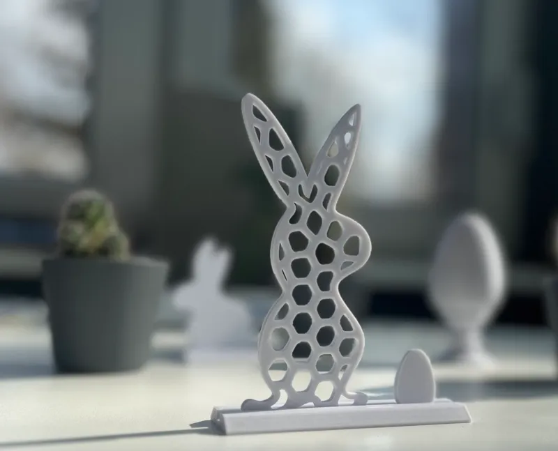 Easter Bunny gridded