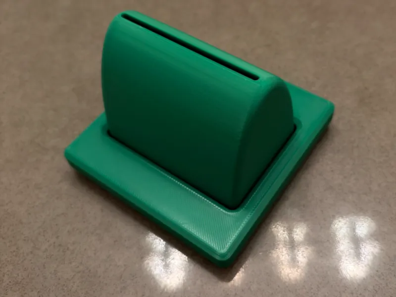 Gridfinity safety razor blade disposal system