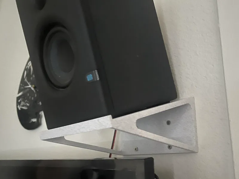 Angled Wall Mounted Speaker Shelf 