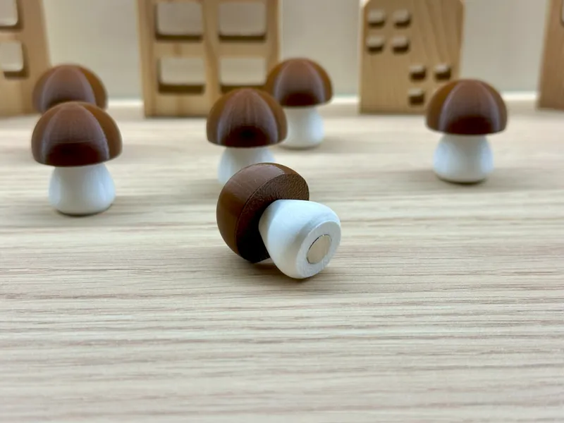 Sweet Mushrooms with Magnets, no AMS required