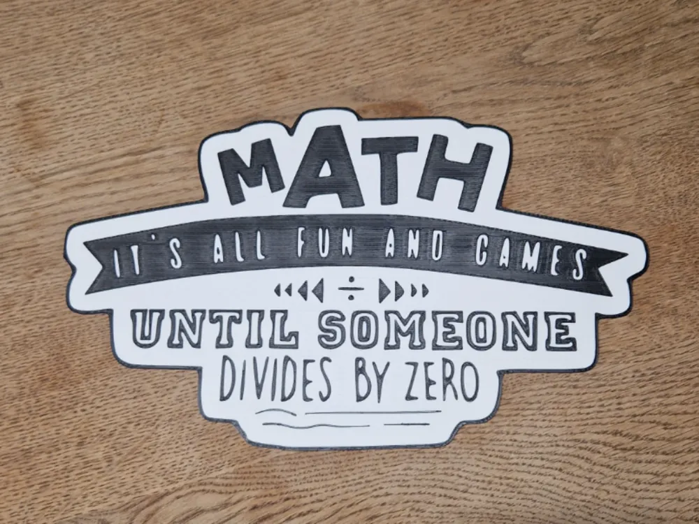 Math Wall Art - Free 3D Print Model - MakerWorld