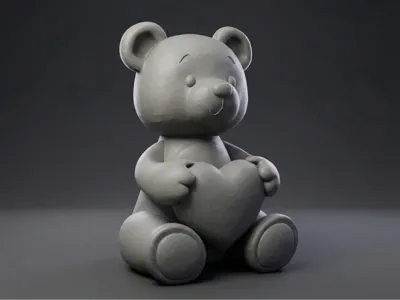 Cute Love Bear with Heart | Valentine's Day Gift