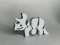 Tricératops flexible articulé — photo 1
