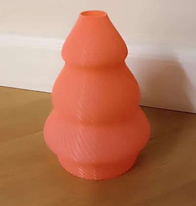 Christmas tree vase