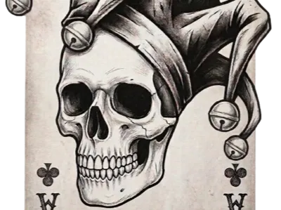 Ace of Spades skull card