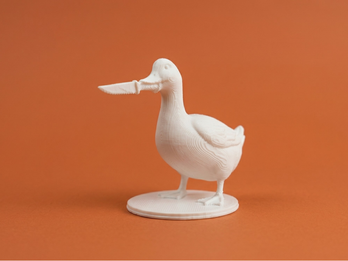 Duck with Knife – Meme Figurine