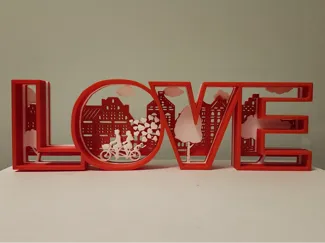 Love couple sign 