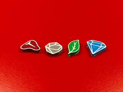 Resource tokens for board games