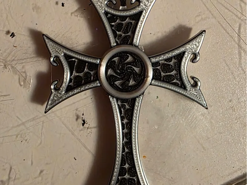 Ornate cross pendant