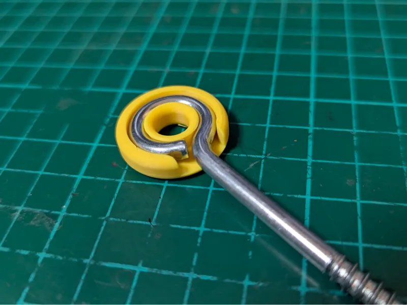 High Visability cap for eye bolt