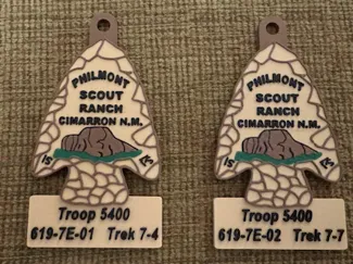 Philmont hang tag