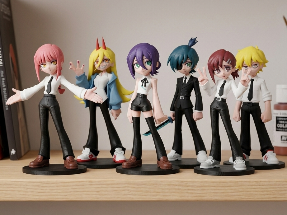 Chainsawman - Set de 7 personajes - 1