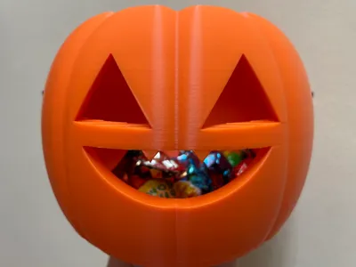 Calabaza Halloween caramelos