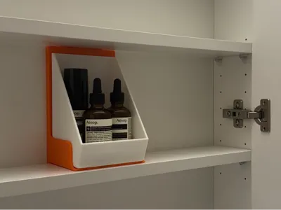 Mirror Cabinet Storage Rack