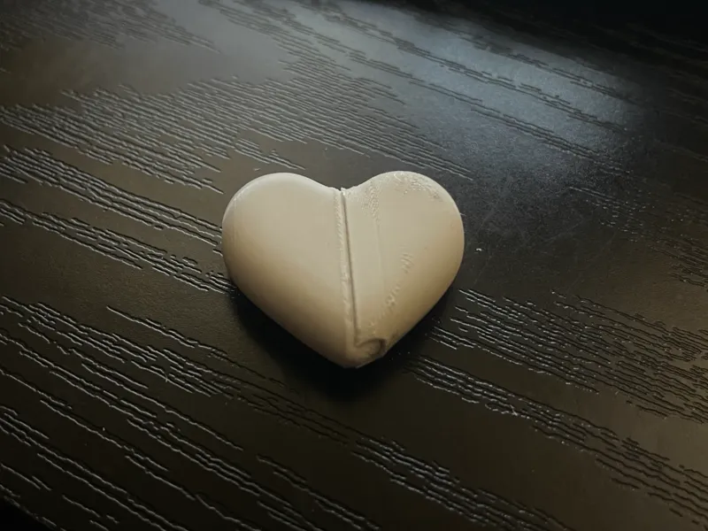 Couple's Heart Keychain