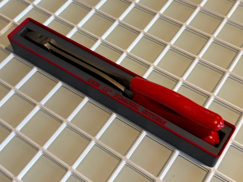 Icon 11" Diagonal Cutter Gridfinity Bin