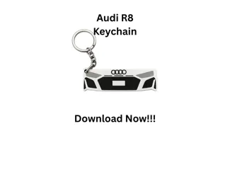 Audi R8 Keychain