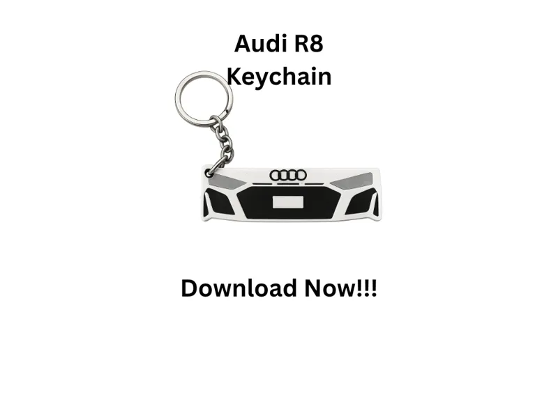 Audi R8 Keychain