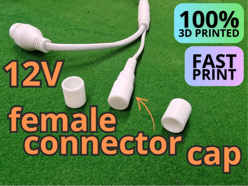 12V female connector cap