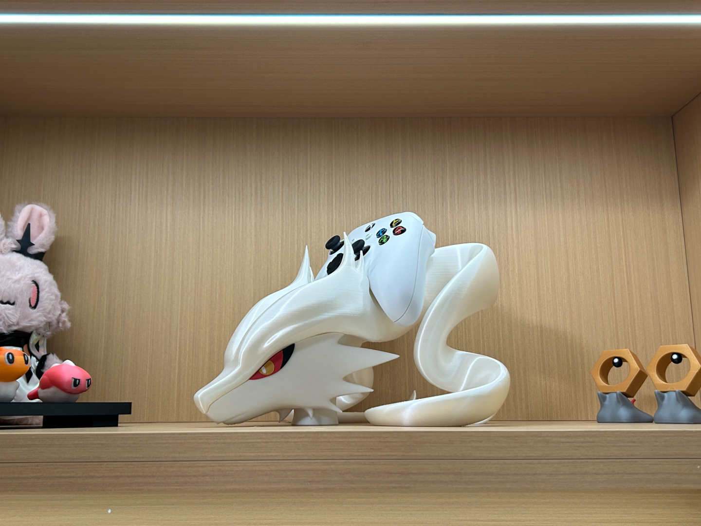 Miniatura 1 do modelo 3D 宝可梦莱希拉姆手柄支架（无需AMS）Reshiram Controller Holder