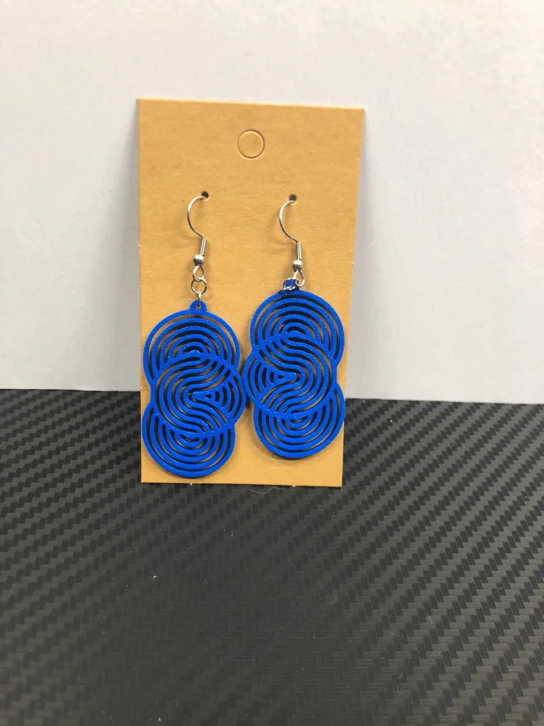 Spiral and circles earrings no AMS 0.4 mm nozzle view 2