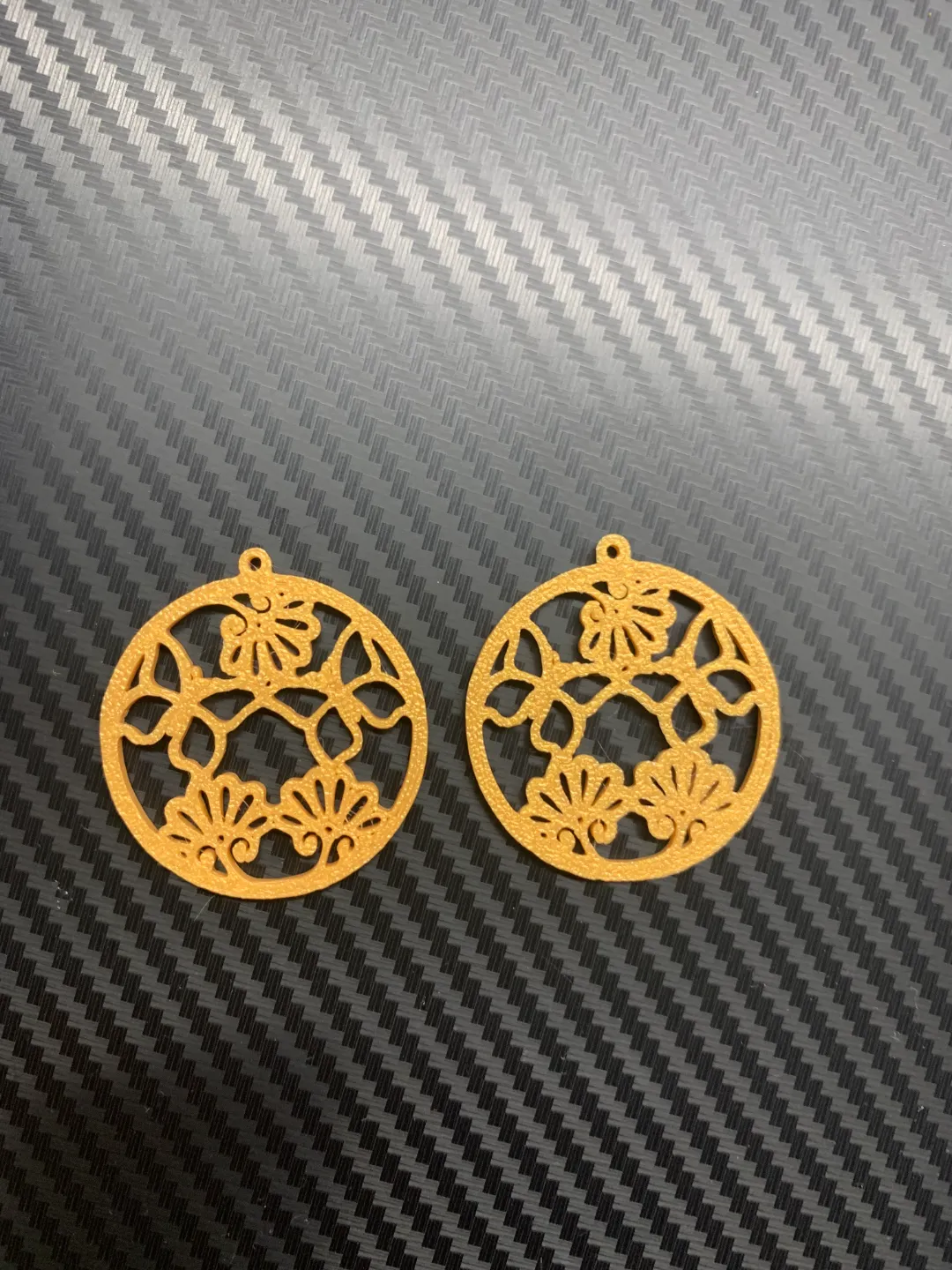 butterfly earrings view 2