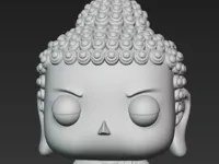Figurine Bouddha façon pop vinyle — photo 2