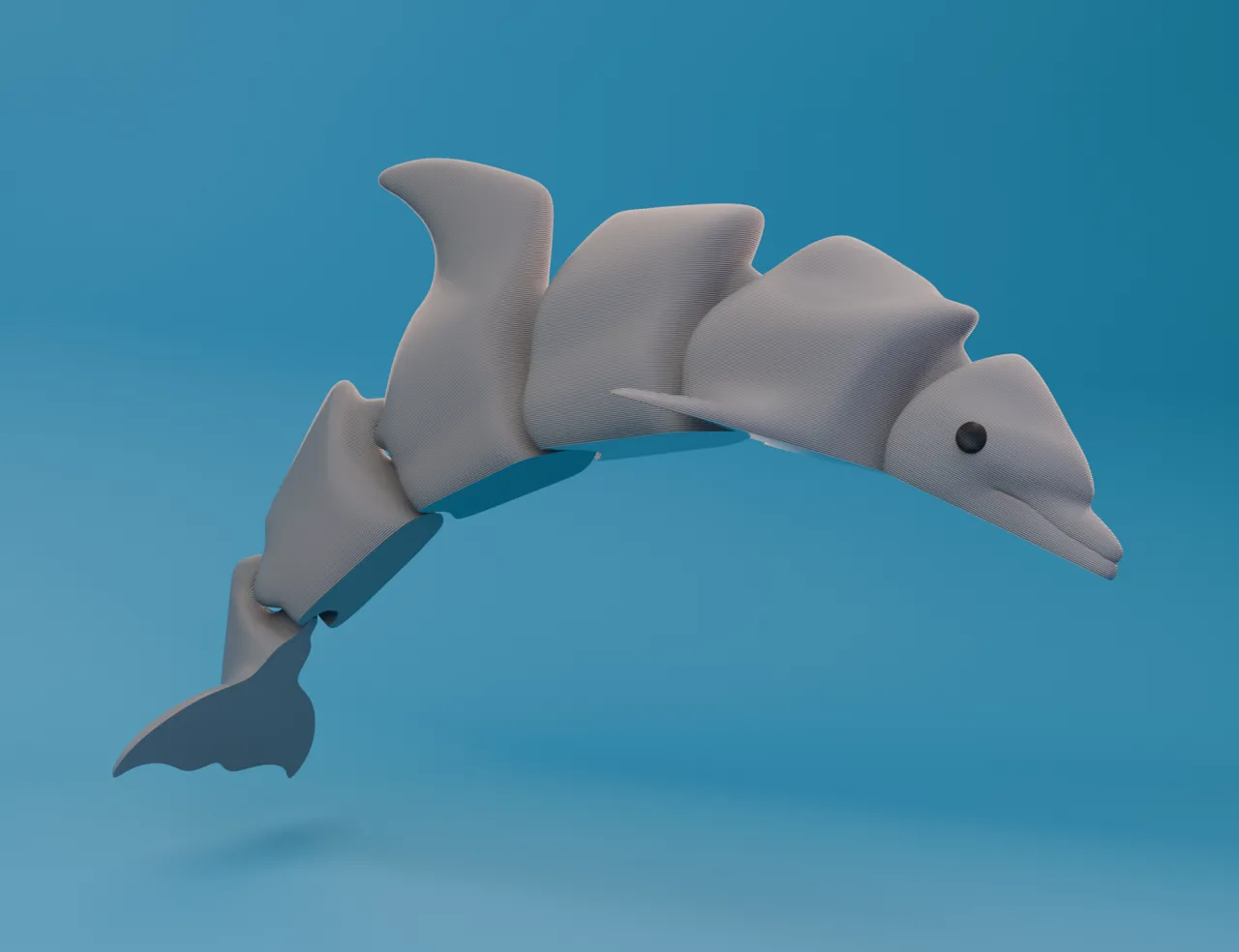 Articulated Dolphin view 3