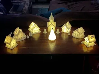 HUGE T-Light Village More than photo