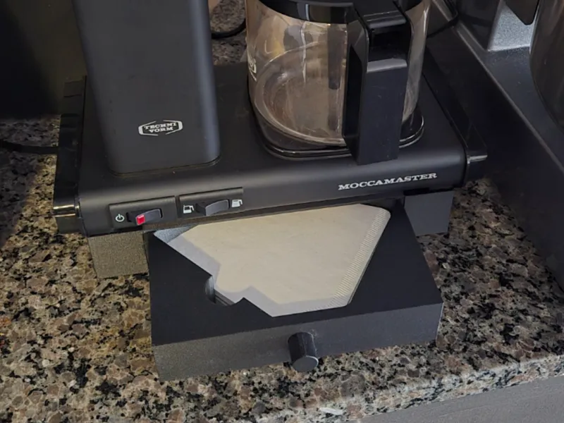 Moccamaster Base with Filter Storage