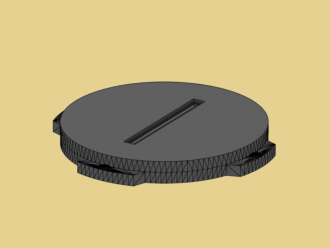 Quadlock case insert with hole (remix)