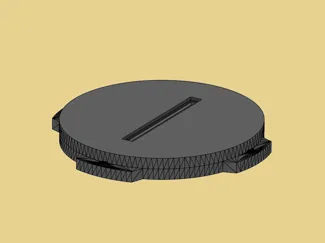 Quadlock case insert with hole (remix)
