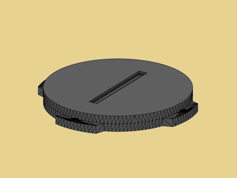 Quadlock case insert with hole (remix)