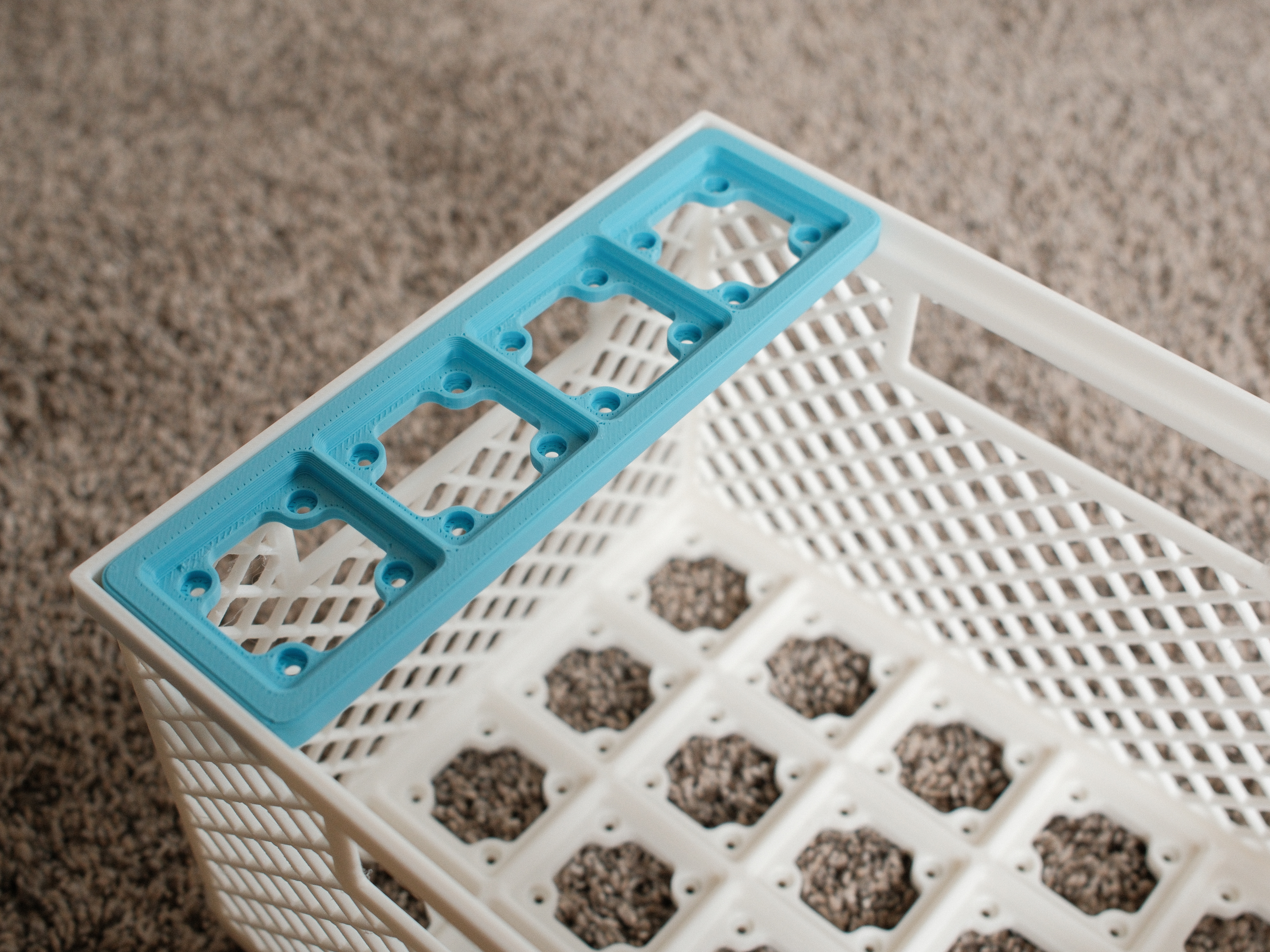 Miniatura 3 do modelo 3D GridCrate - Parametric Gridfinity Basket